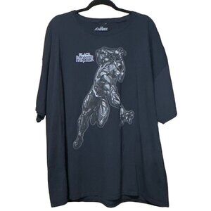 Marvel Avengers Black Panther Logo Graphic T-Shirt 100% Cotton Men's Size 3XL